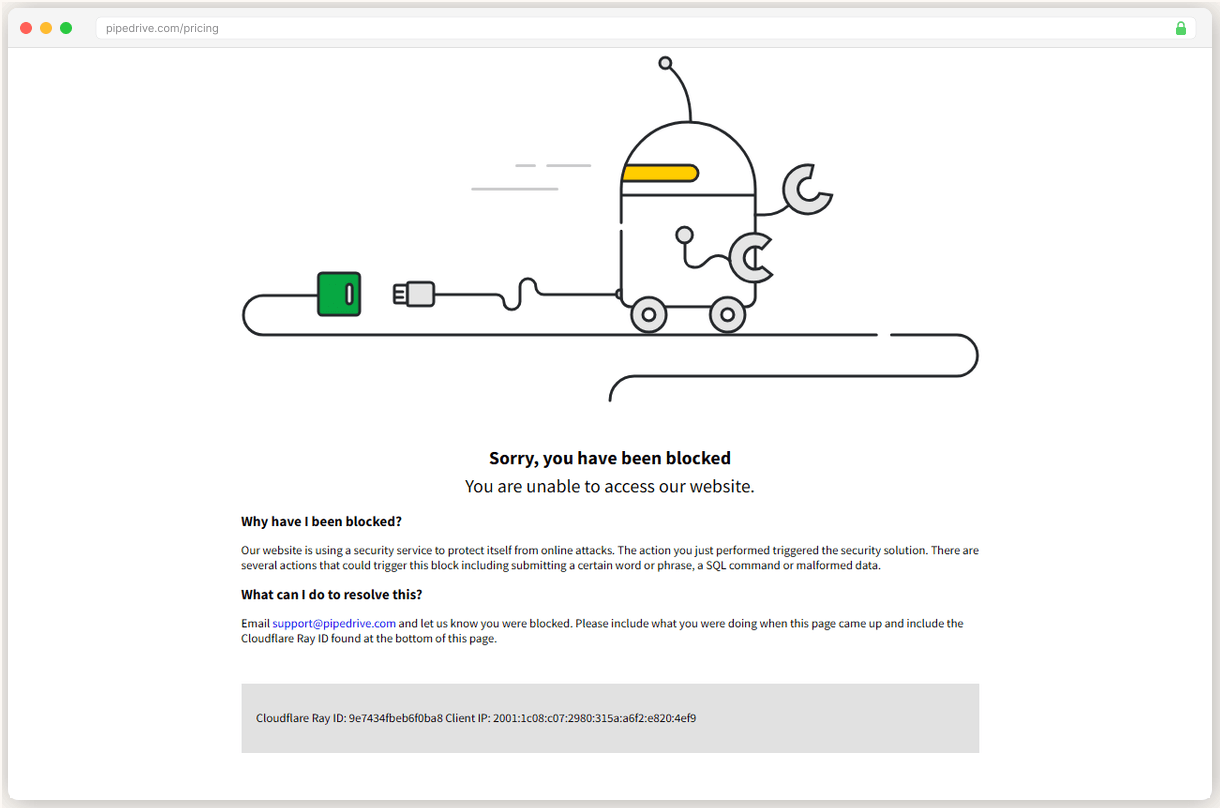 Pipedrive pricing page showing the four main plans from Lite to Ultimate